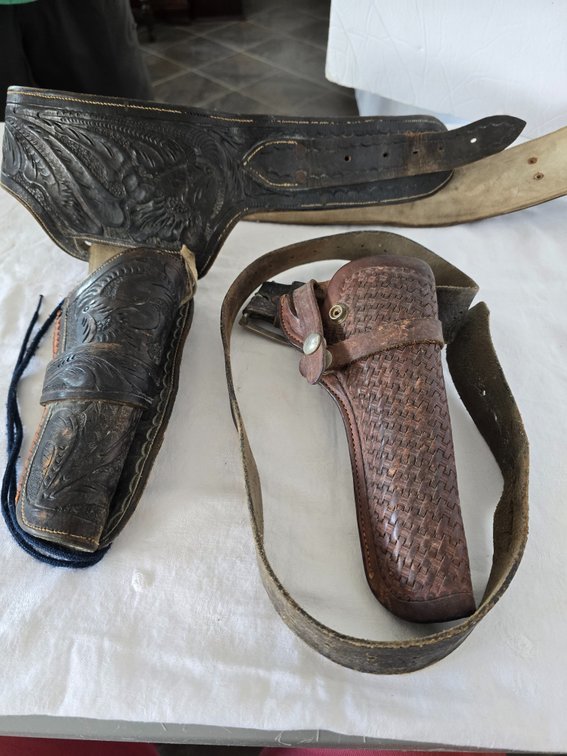 22- leather holster & Belts