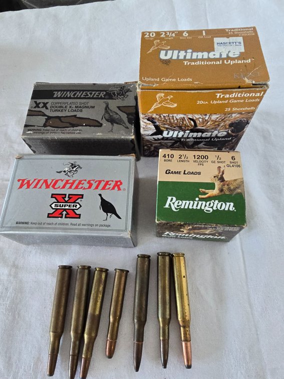 12ga. , 410 & mix box shotgun and rifle shells