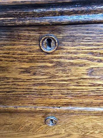Image for 1880's Oak dresser from CM Koones & Brothers furniture, LEXINGTON VA