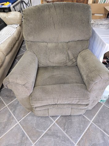 Image for Lazy Boy Green rocker recliner