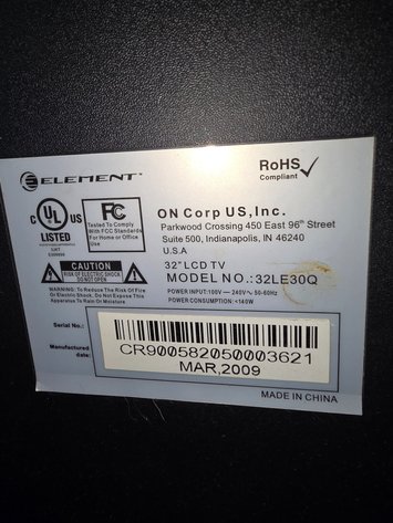 Image for LCD TV 32 inch