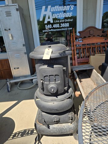 Image for Cast iron pot belly stove