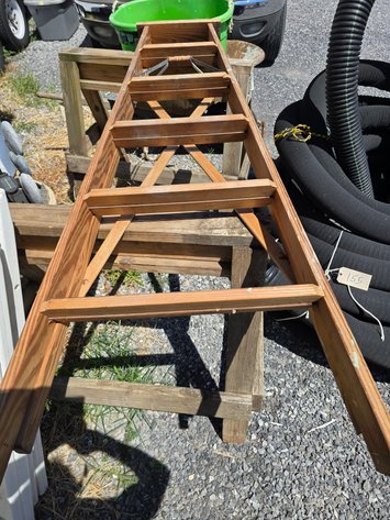 Image for Six foot wooden step ladder