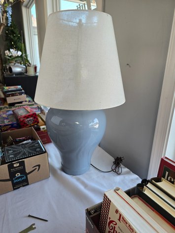 Image for Nice soft blue lamp