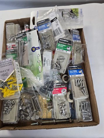 Image for Hex screws anchors, hex nuts,  et cetera
