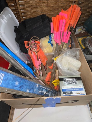 Image for Flags, markers, ect ( box of misc)