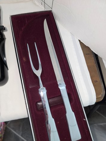 Image for Panini maker grill , carving set and potato pouch