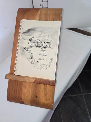 Image for Cookbook and wooden holder