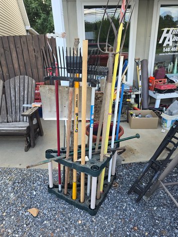 Image for Yard tool holder AND TOOLS