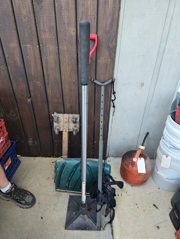 Image for Tamping bar ,snow shovel, tree stand brace and small dolly