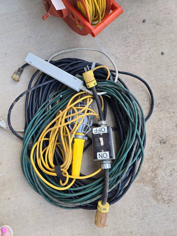 Image for Electrical cords with light and on/off switch