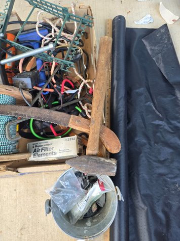 Image for Key hole saw, sledge hammer, ect