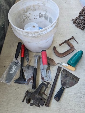Image for Concrete tools , vice ect