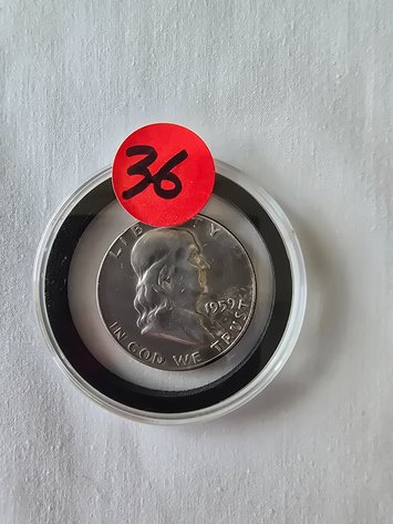 Image for 1959 Franklin half dollar