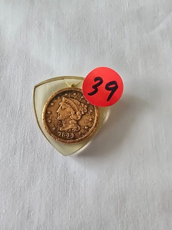 Image for 1844 Half cent coin