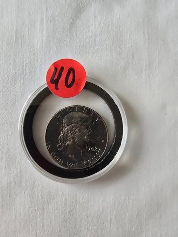 Image for 1962 Franklin half dollar