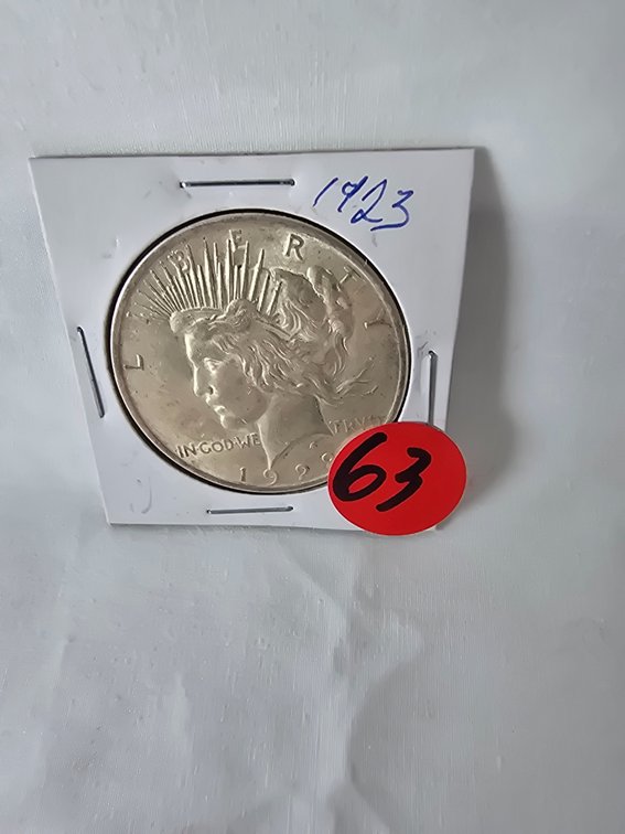 1923 Peace Dollar