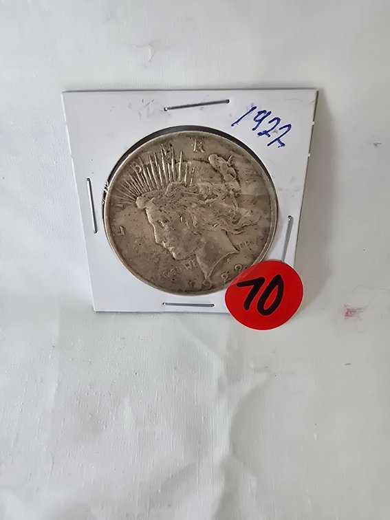 1922 Peace dollar