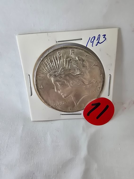 1923 Peace Dollar