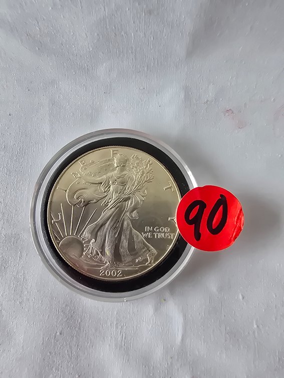 2002 American eagle silver dollar
