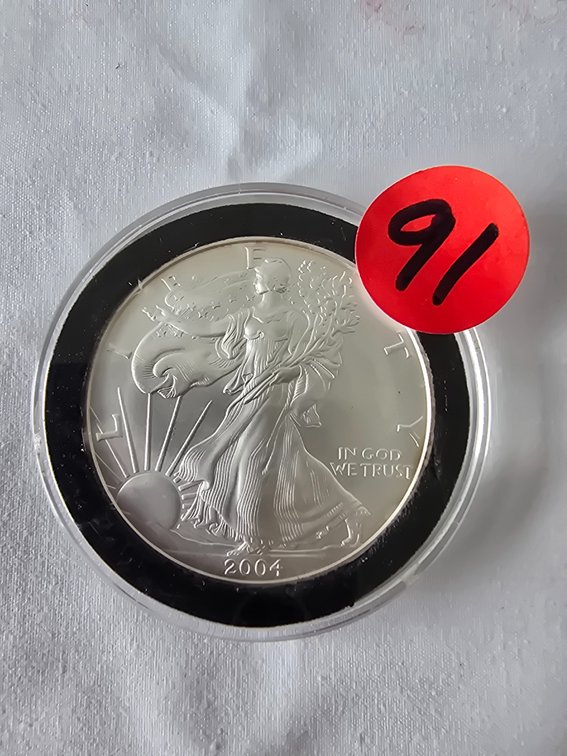2004 American Eagle silver dollar