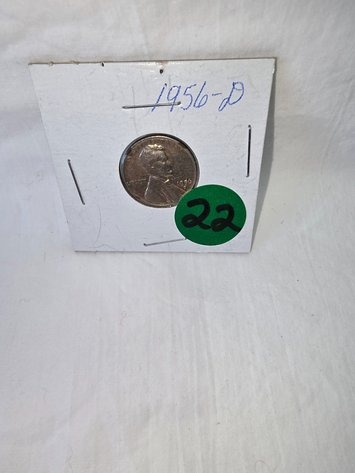 Image for 1907 Indian Head penny,  1956-D penny