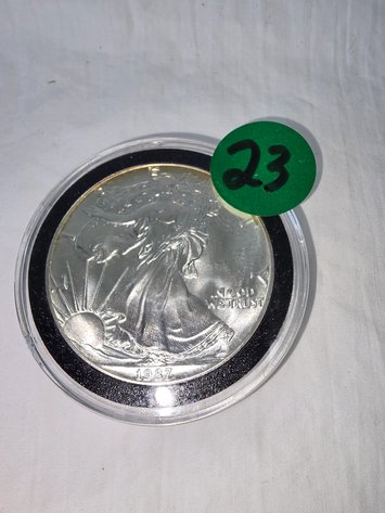 Image for 1987 American Eagle silver dollar