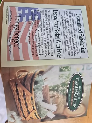 Image for 1999 Longaberger Traditions collections