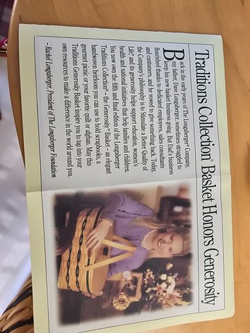 Image for 1999 Longaberger Traditions collections