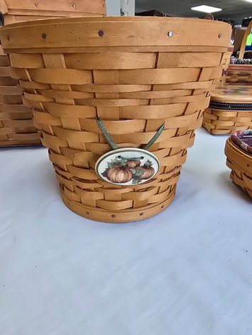 Image for 2002 Longaberger Autumn Pail Basket