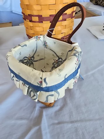 Image for 1996 booking basket, rare, with leather strap