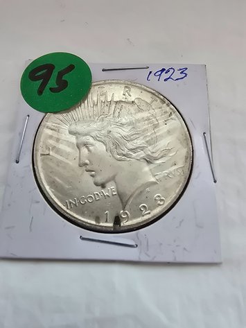 Image for 1923 US PEACE SILVER DOLLAR