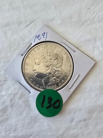 Image for 1891 Morgan Silver Dollar
