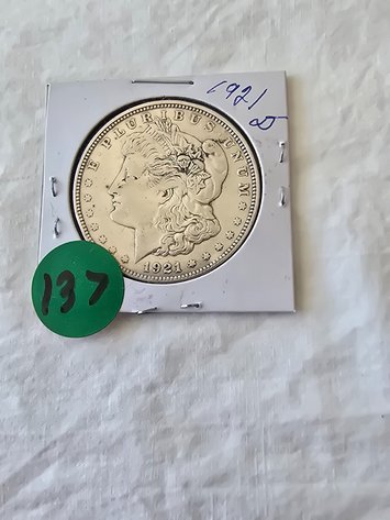 Image for 1921 D Morgan silver Dollar