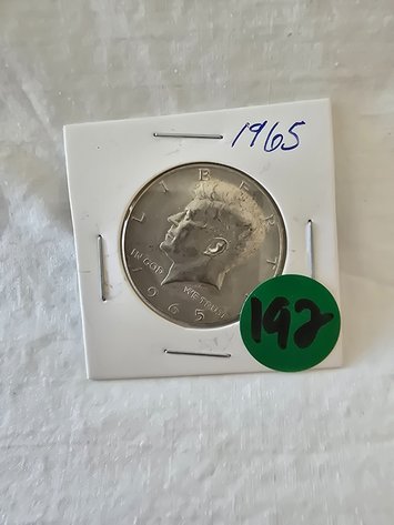 Image for 1965 Kennedy half dollar