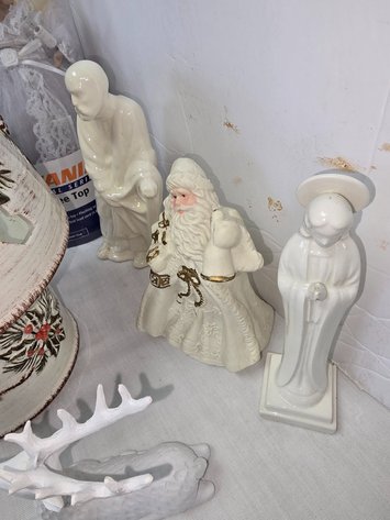 Image for Angels tree topper. Pinecone candle holder, ect