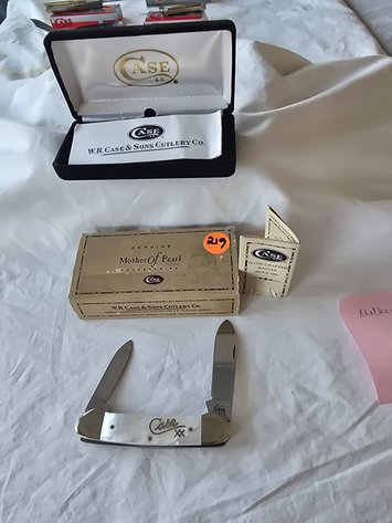 Image for CASE KNIFE Mother of Pearl