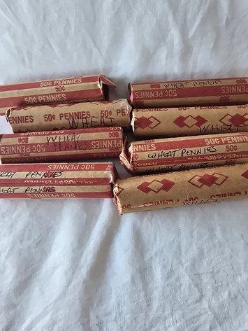 Image for 13 ROLLS WHEAT PENNIES