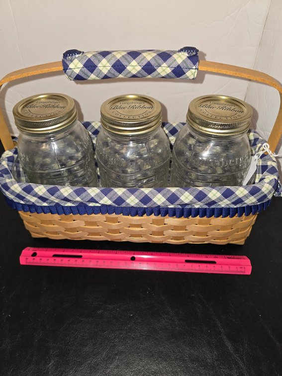 Longaberger basket,  Blue Ribbon Collection