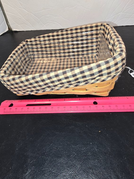 Longaberger tilted basket