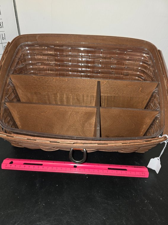 Longaberger basket,  File and letter basket basket.