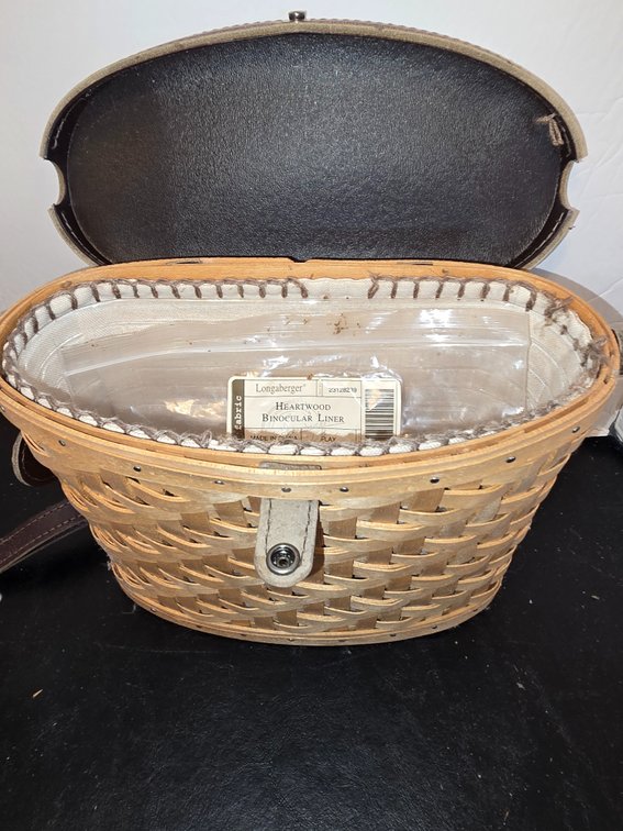 Longaberger binocular basket