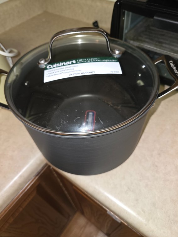 Cuisinart 8 it NEW stock pot,  nonstick interior