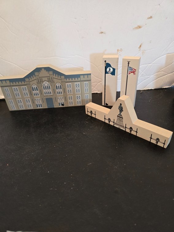 Cats Meow, VMI AND 2 Flags, military block