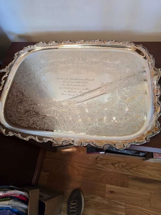 Tray given by VMI