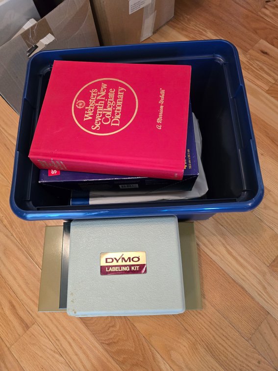Dictionary paper labeling kit