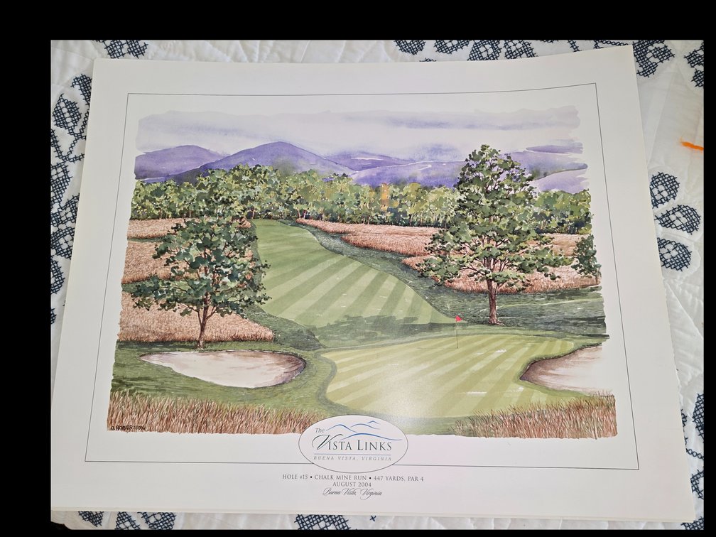 Vista Links Golf course prints