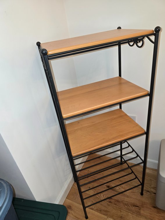 Corner shelf thirty eight by ten.