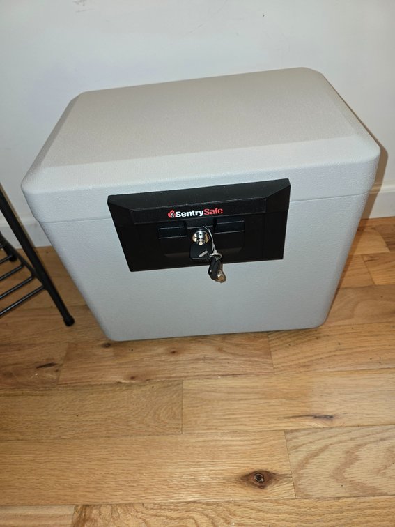 Sentry safe with key