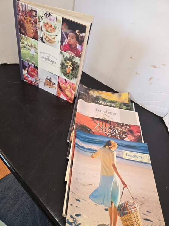 Longaberger book and older catalogs